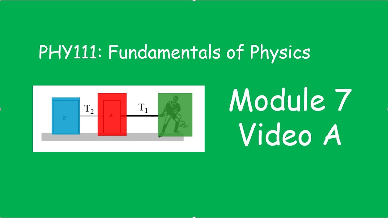 PHY 111 Module 7A Lecture Video