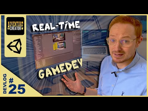 Building a scene in my indie adventure game - DEVLOG 25