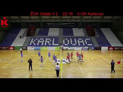 1. HOL 9. kolo OK Karlovac - ŽOK Osijek II | Sadržaj je sponzoriran od strane Hrvatskog Telekoma