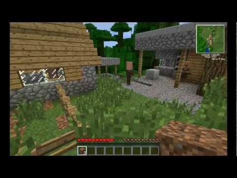 Minecraft 1.2.5 with Mods IC2 Thaumcraft2 Buildcraft - Minecraft 1.2.5 Let's Play - Episode 1 - Kissing Villagers