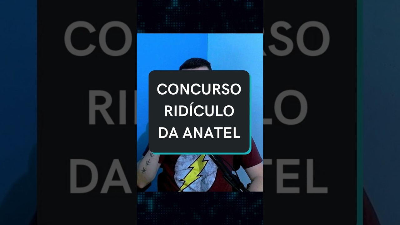 O concurso da Anatel que parece mais uma piada