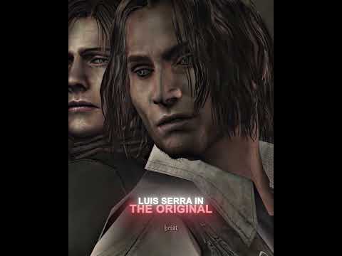 Luis Serra Original vs Remake RE4 🔥 [4K] | Resident Evil 4 #shorts