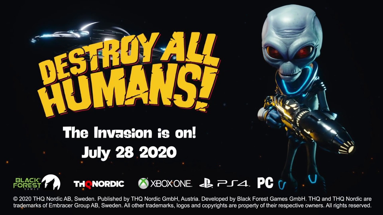 Destroy All Humans! - Release Date Trailer - YouTube