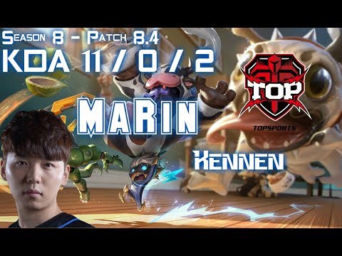 TOP MaRin KENNEN vs FIORA Top - Patch 8.4 KR Ranked