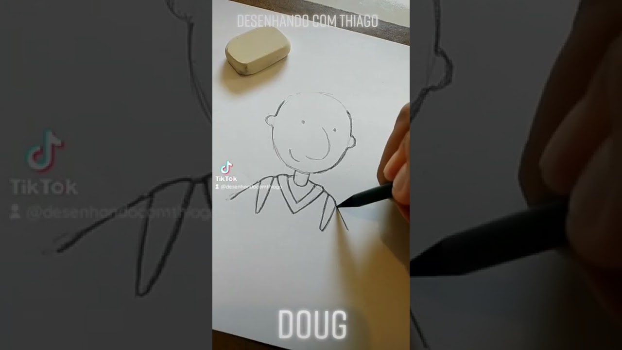 Doug em Desenhando com Thiago. #tutorial #desenho #desenhando #cartoon #doug #classic #arte #art