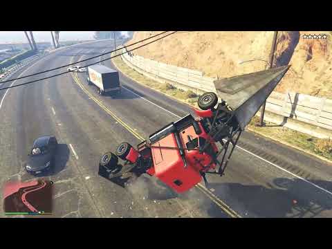 GTA 5 Phantom Wedge Truck Crashes -#182 Impact Compilation - Destruction | CarCrash