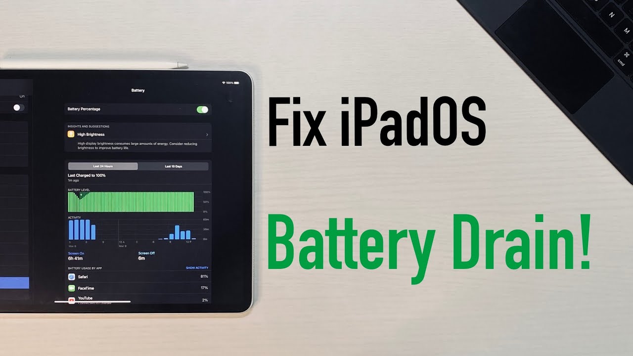 How to STOP iPadOS Battery Drain!
