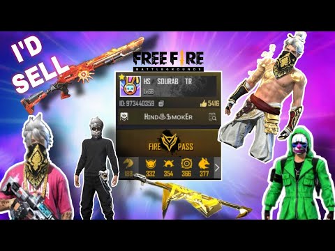 INDIAN BEST 68 LVL FREE FIRE 🔥 ACCOUNT SELL || AMAZING COLLECTION FOR BEST I'D!!!!