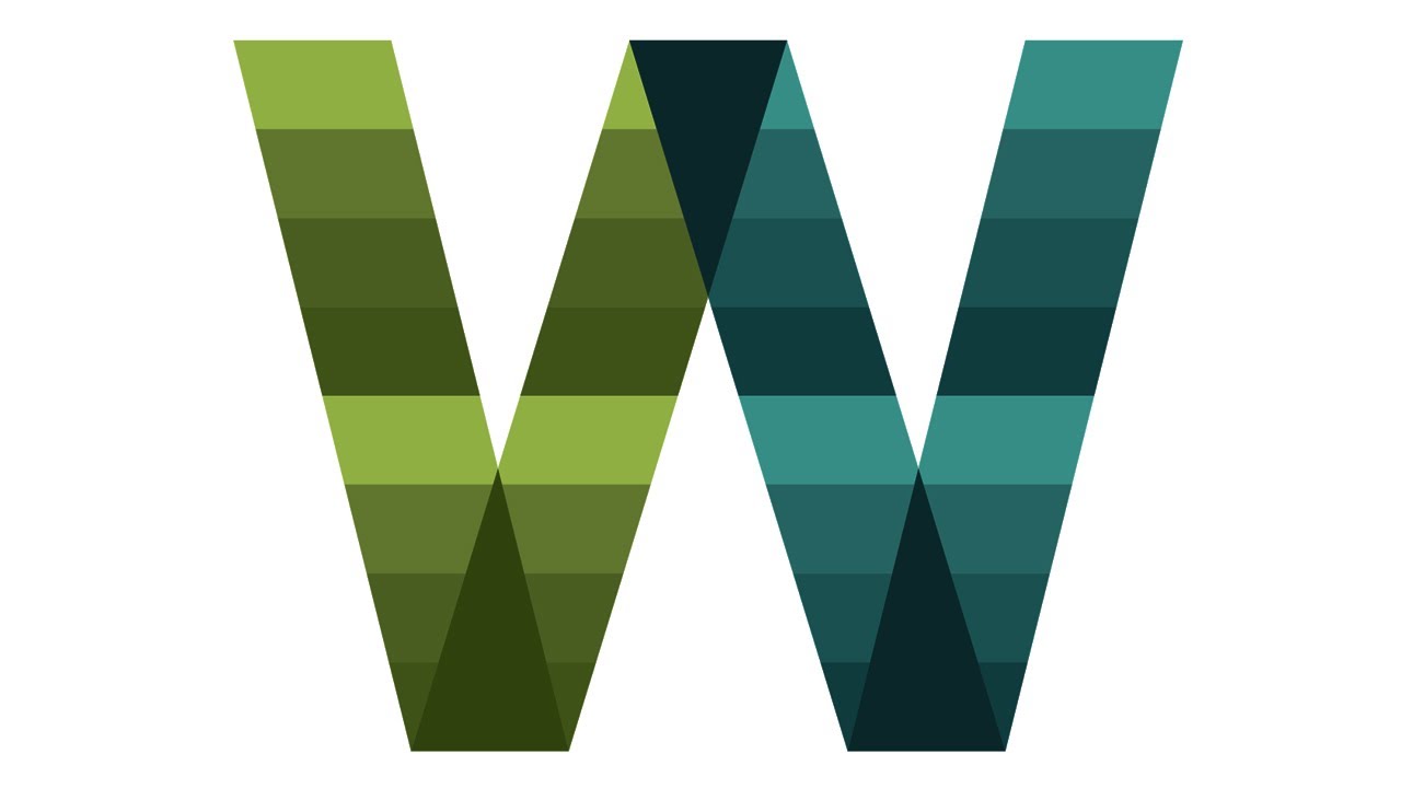 Letter W Logo Design Illustrator | Illustrator Tutorial