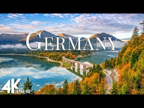 FLYING OVER GERMANY (4K UHD) - Relaxing Music Along With Beautiful Nature Videos - 4K Video Ultra HD