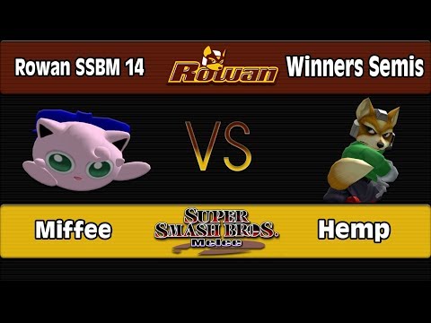 Rowan SSBM 14: Miffee (Puff) Vs. Hemp (Fox) - Winners Semis