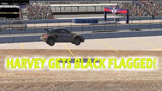 Harvey's Shocking Black Flag Incident in Week 13! [iRacing]