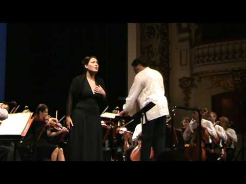 Master Classes José CURA  5 septembre 2010  Aline MARTIN, José CURA duo de "Norma" Bellini