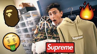 MY FRIEND'S HYPEBEAST SNEAKER AND CLOTHING COLLECTION!