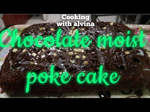 Moist chocolate poke cake | Cooking With Alvina