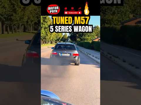 IS THIS THE BEST FAMILY CAR?😍#e61 #530d #5series #m57 #pull #acceleration #wagon #familycar #shorts