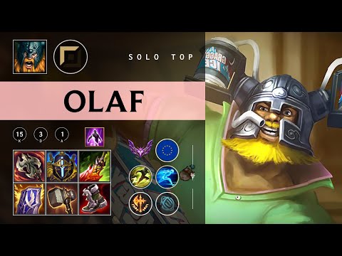 Olaf Top vs Riven - EUW Master Patch 26.03