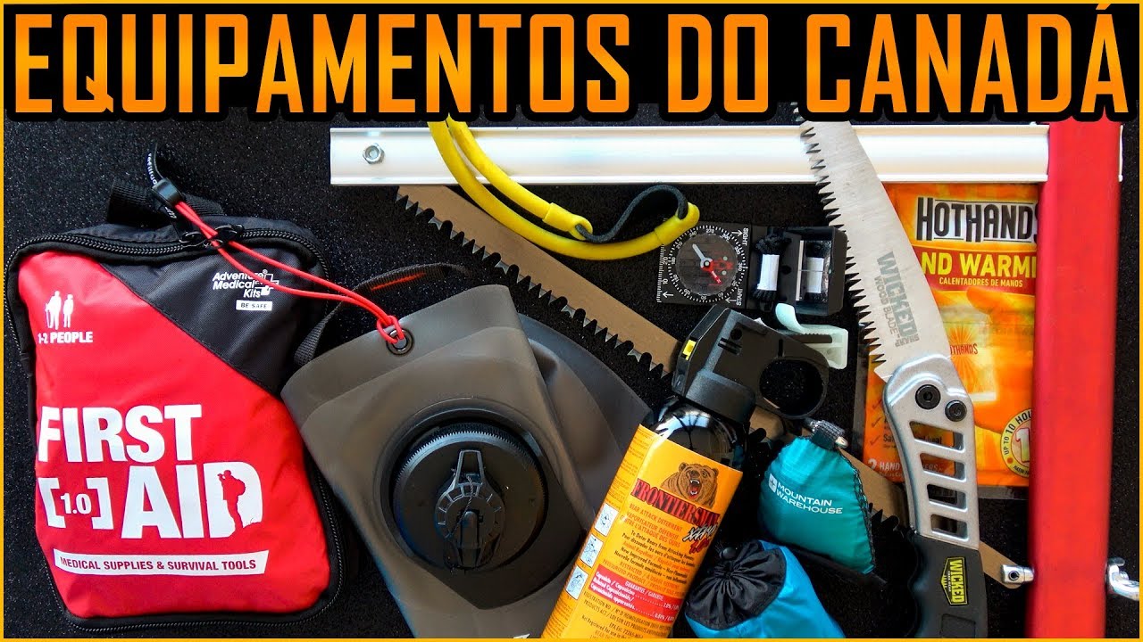 O Que Comprei no Canadá - Outdoor, Sobrevivência, Camping