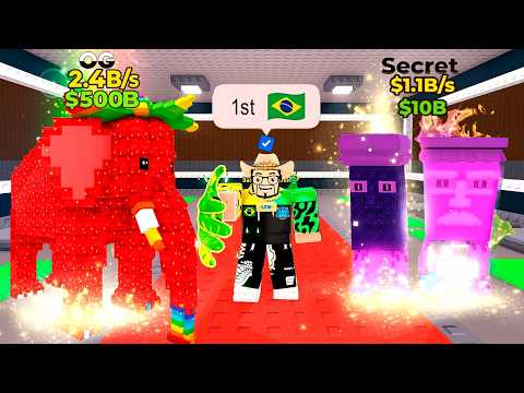 MOSTREI O PET MAIS RARO DE TODO O BRAINROT! 🧠🐾 (único no jogo)