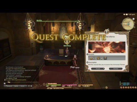 Let's Play: Final Fantasy XIV !!! Part 30: Ermegarde, Waking Sands