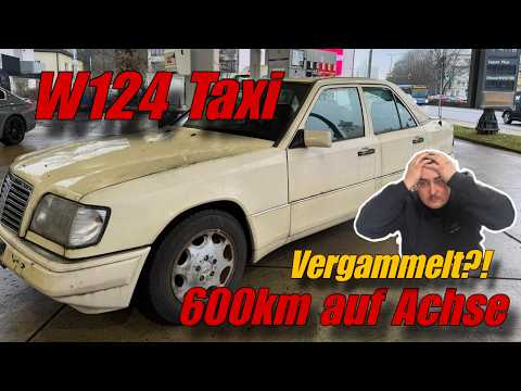 600KM IN A ROTTEN W124 TAXI - WILL WE ARRIVE?! NEW PROJECT | Mercedes W124 250D EP. 1 || VOKE