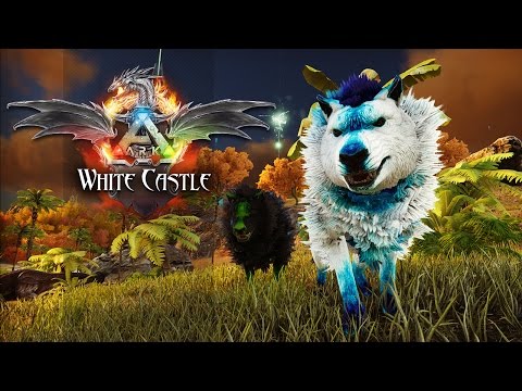 ARK White Castle EP13 - Badass Direwolf de Poison e de Gelo!
