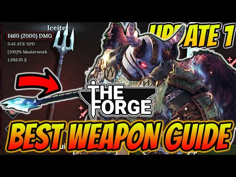 The *BEST* Guide To Craft The BEST Weapons In Update 1 Of The Forge Roblox!