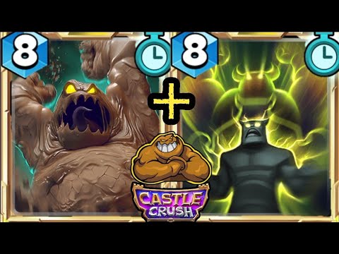 Monster Size 🔥 Mud Element 🔥 Destroying Opponents Castle! - Castle Crush :War Battle