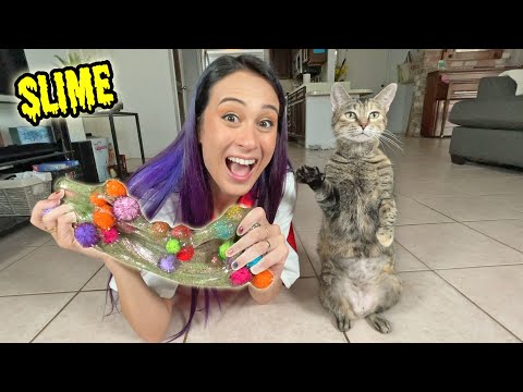 MIJN KAT (Hyder) KIEST MIJN SLIJM INGREDIËNTEN! || Slime Sunday
