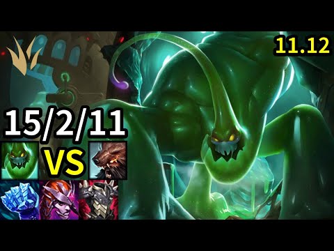 Zac Jungle vs Udyr - KR Grandmaster | Patch 11.12
