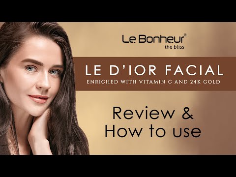 Le bonheur skin brightening treatment. gold facial kit, for ...