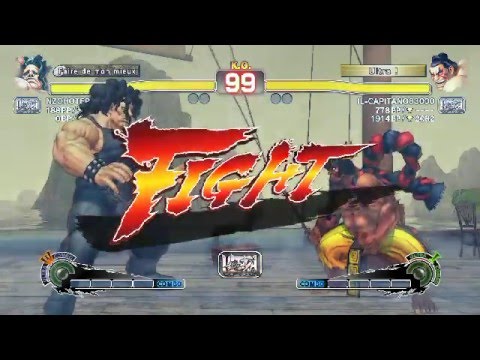 Nzohotep (hugo) VS Joryuken (honda) // ULTRA STREET FIGHTER IV