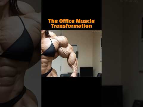 The office Muscle Transformation |Muscle growth #musclegrowth