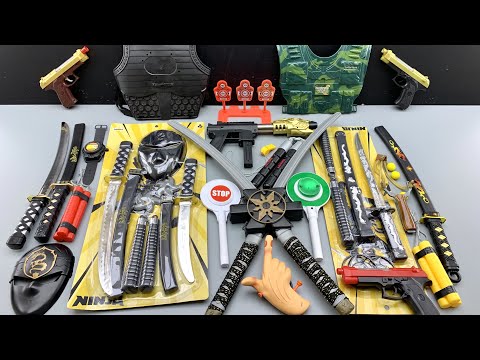 Ultimate Ninja Toy Arsenal! Samurai Swords, Throwing Stars, Shields & Sound Blaster Guns