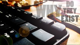 Why are these keys used for [ Print Sc, Scroll Lock, Pause Break ]
