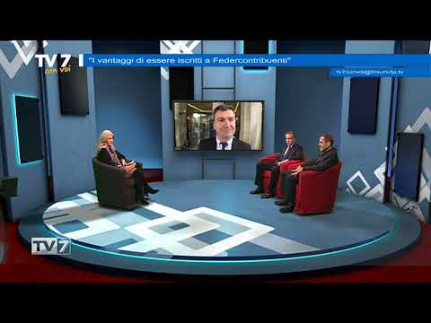 Tv7 con Voi del 18/1/2018 - I vantaggi di essere iscritti a Fedrcontribuenti (1 di 3)