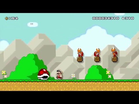 Super Mario Maker Levels: "Follow that Big Shell!"