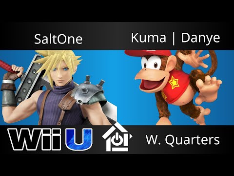 Gwinnett Brawl May - SaltOne (Cloud) vs Kuma | Danye (Diddy Kong) - Smash 4 W. Quarters