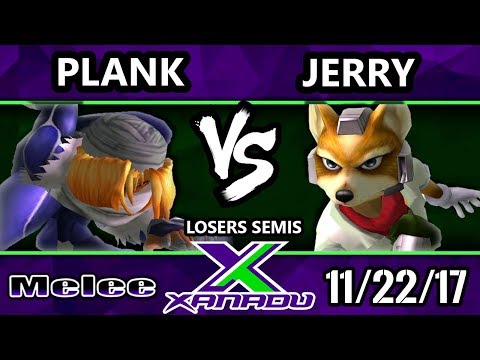 S@X 229 Melee - Plank (Sheik, Marth, Fox) Vs. Jerry (Fox, Falco) - SSBM Losers Semis