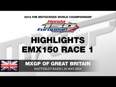 EMX150 of Great Britain Race 1 Highlights - Motocross