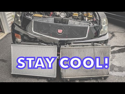 Swapping the Radiator in the CTS-V!