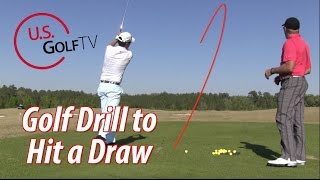 Golf Tip:  Drill for Hitting a Draw