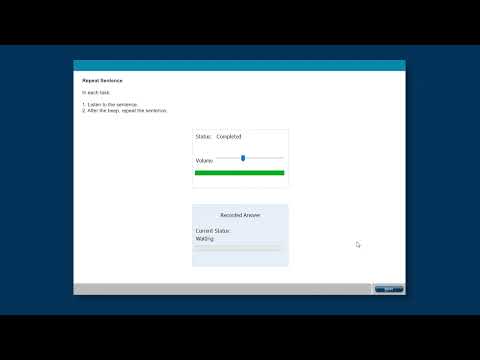 PTE Home B1   Repeat Sentence