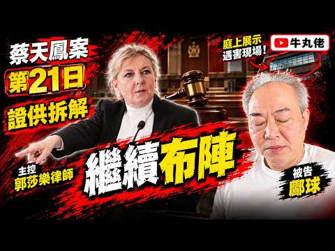 21【證供拆解】 🤯蔡天鳳案審訊第二十一日：主控郭莎樂如何利用三組證人連環布陣？拆解錶行資金缺口與科學鑑證如何收窄辯方抗辯空間！拆解錶行職員、化驗師與業主嘅雙面刃證供，法律觀點全面拆局！