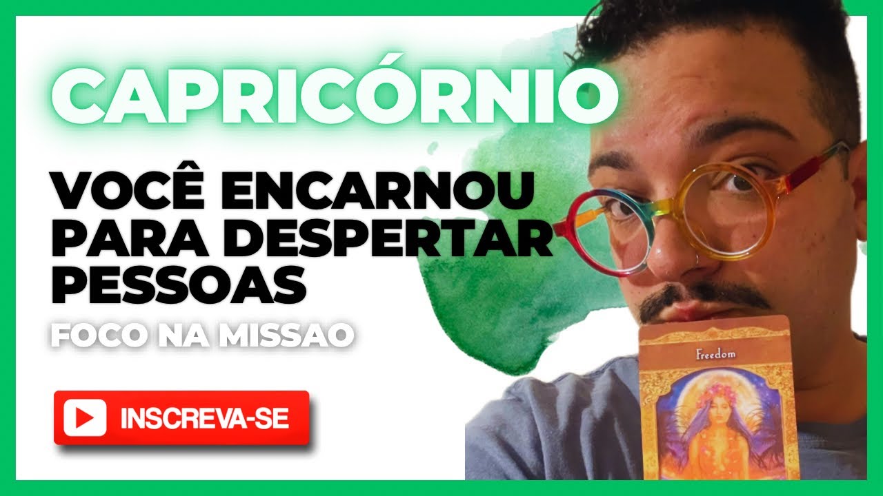 #878 - TAROT CAPRICÓRNIO ♑️ |  Sua missão é linda e maior do que você imaginava #capricornio