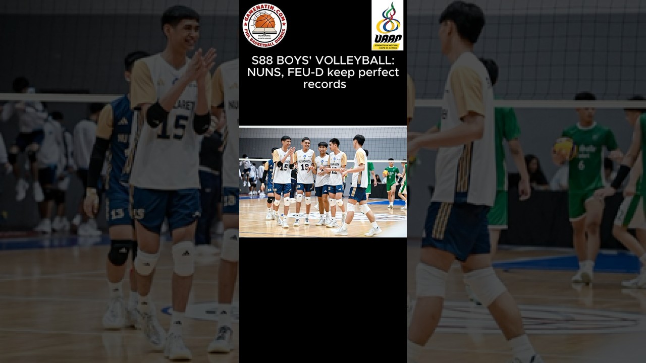 UAAP Volleyball: NU, FEU still perfect in boys' volleyball