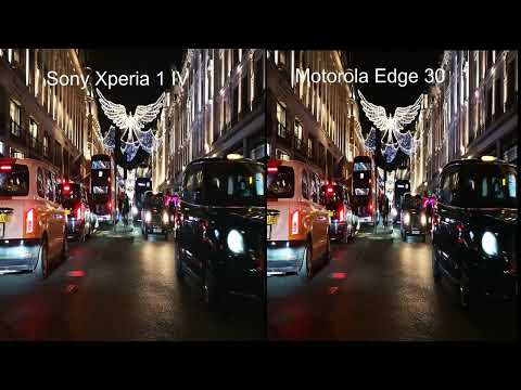 Motorola Edge 30 VS Sony Xperia 1 IV Night Mode 4K