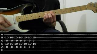 RHCP - Breaking the girl (lesson w/ tabs)