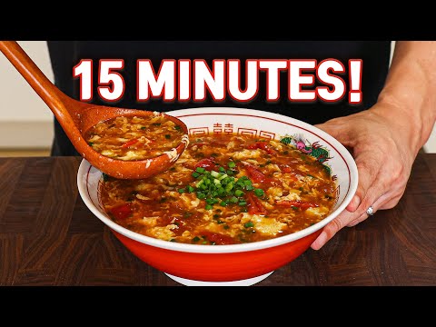 Tomato Egg Drop Soup