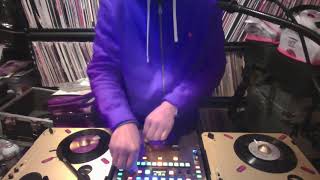 Classic Vinyl 45 Mix set DJ Ace on mini turntables Jan 2018